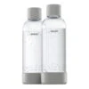 Mysoda Water Bottle 1 L, 2 Pcs, Grey