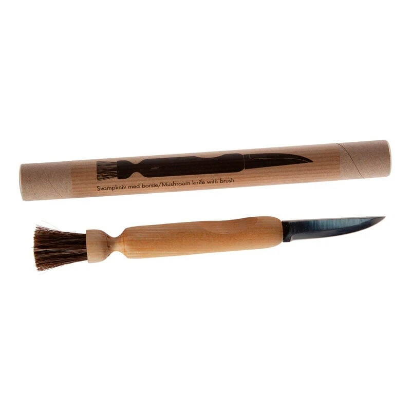 Iris Hantverk Mushroom Knife With Brush 4 Iris Hantverk Mushroom Knife With Brush - Image 2