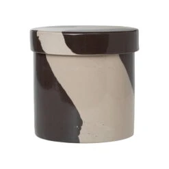 Ferm LIVING Inlay Container, L, Sand - Brown