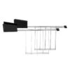 Alessi Plissé Toaster Rack, Black -Selected Kitchenware Store 306Alessi AK