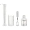Alessi Plissé Hand Blender With Whisk And Chopper, White -Selected Kitchenware Store 317Alessi AK