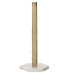 Ferm LIVING Hexagon Paper Towel Stand, Brass