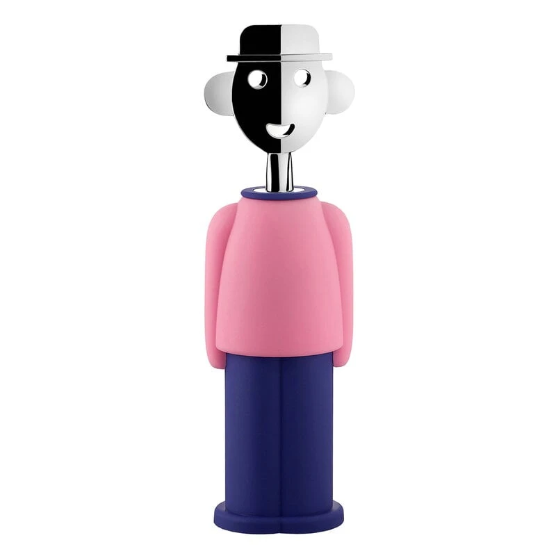 Alessi Alessandro M. Corkscrew, Pink - Blue 3 Alessi Alessandro M. Corkscrew, Pink - Blue