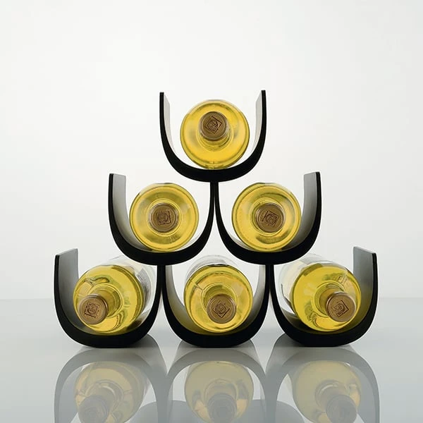 Alessi Noe Wine Bottle Holder, Black 4 Alessi Noe Wine Bottle Holder, Black - Image 2