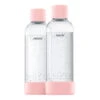 Mysoda Water Bottle 1 L, 2 Pcs, Pink
