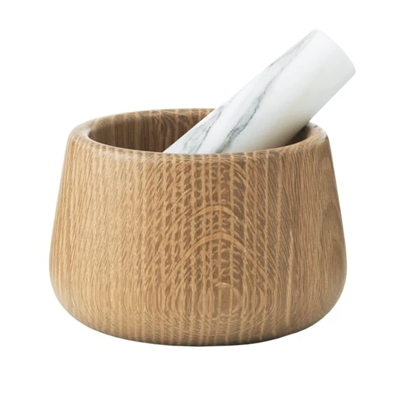 Normann Copenhagen Craft Mortar And Pestle, White 3 Normann Copenhagen Craft Mortar And Pestle, White