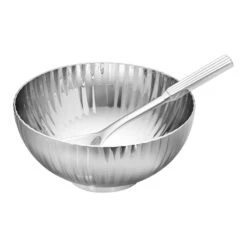Georg Jensen Bernadotte Salt Cellar + Spoon