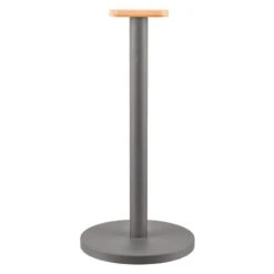 Alessi Mattina Kitchen Roll Holder, Dark Grey