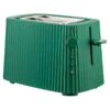 Alessi Plissé Toaster, Green 2 Alessi Plissé Toaster, Green -Selected Kitchenware Store ALMDL08 GR