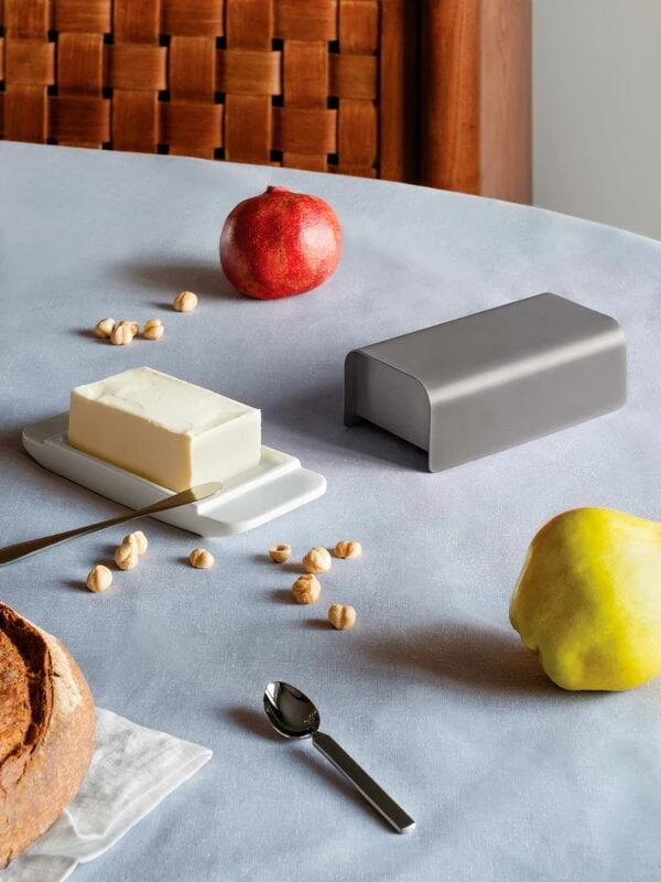 Alessi Mattina Butter Dish, Dark Grey 7 Alessi Mattina Butter Dish, Dark Grey - Image 5