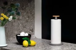 Alessi Mattina Kitchen Roll Holder, Dark Grey 8 Alessi Mattina Kitchen Roll Holder, Dark Grey -Selected Kitchenware Store BG05 DG amb H