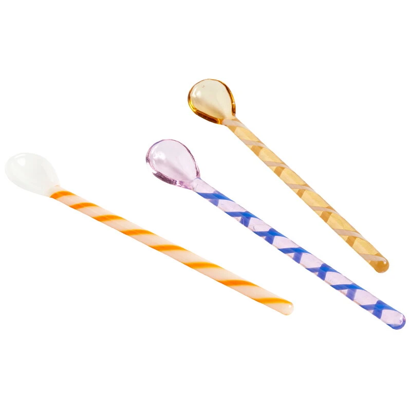 HAY Glass Spoons Spice, 3 Pcs 3 HAY Glass Spoons Spice, 3 Pcs