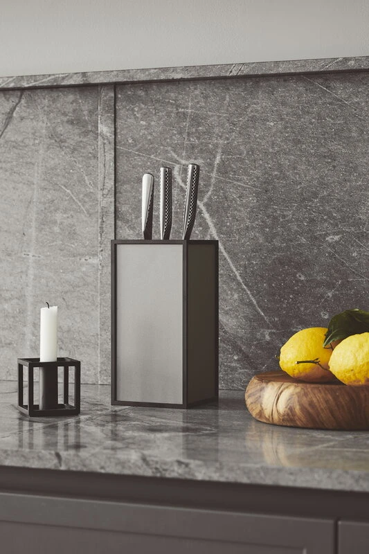 By Lassen K'Block Knife Holder/container, Dark Grey 5 By Lassen K'Block Knife Holder/container, Dark Grey - Image 3