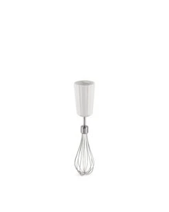 Alessi Plissé Hand Blender With Whisk And Chopper, White 10 Alessi Plissé Hand Blender With Whisk And Chopper, White -Selected Kitchenware Store MDL10 FRU W