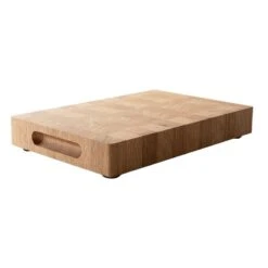 Wooden Offcuts Cutting Board, 30 X 21 Cm, Oiled Oak