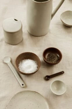 Ferm LIVING Petite Salt Set, Chocolate 12 Ferm LIVING Petite Salt Set, Chocolate -Selected Kitchenware Store fermLIVING AW21 FlowWhiteSpeckle PetiteBowlsSetOf3 PetiteSaltSet image