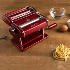 Marcato Atlas 150 Pasta Maker, Red 7 Marcato Atlas 150 Pasta Maker, Red -Selected Kitchenware Store marcato atlas 150 pasta maker red lifestyle borough kitchen 1296x