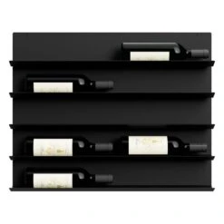 Nichba Wine Rack, Black